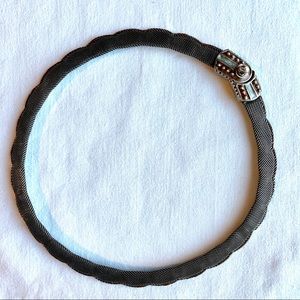 Longaberger So Rachel Scallop Mesh Collar Necklace